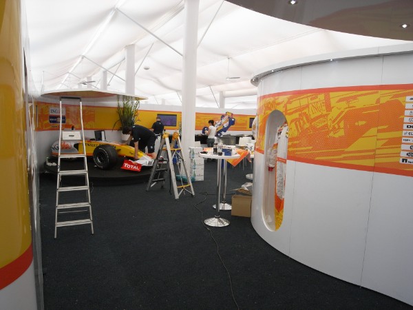 Renault Formel1 Suite in Malaysien (Paddock Club)